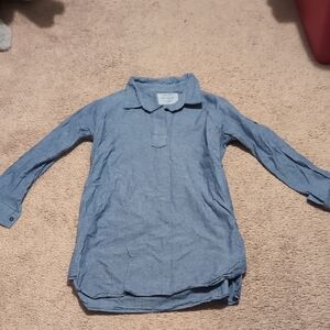 tonle Women's Blue Button-Down Shirt